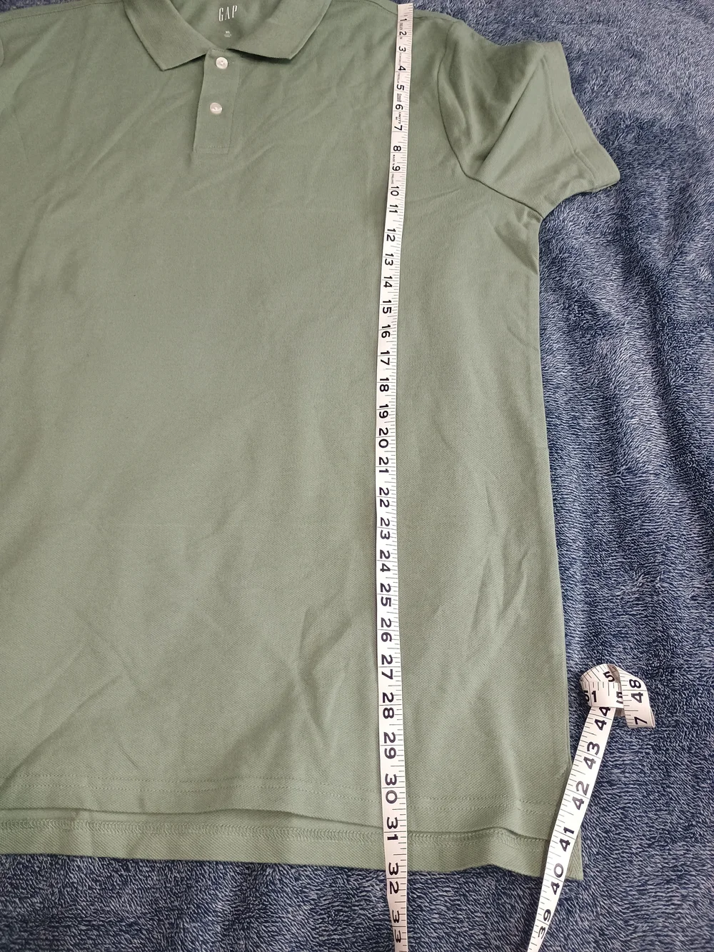 GAP Men's Polo Shirt - Sage Green